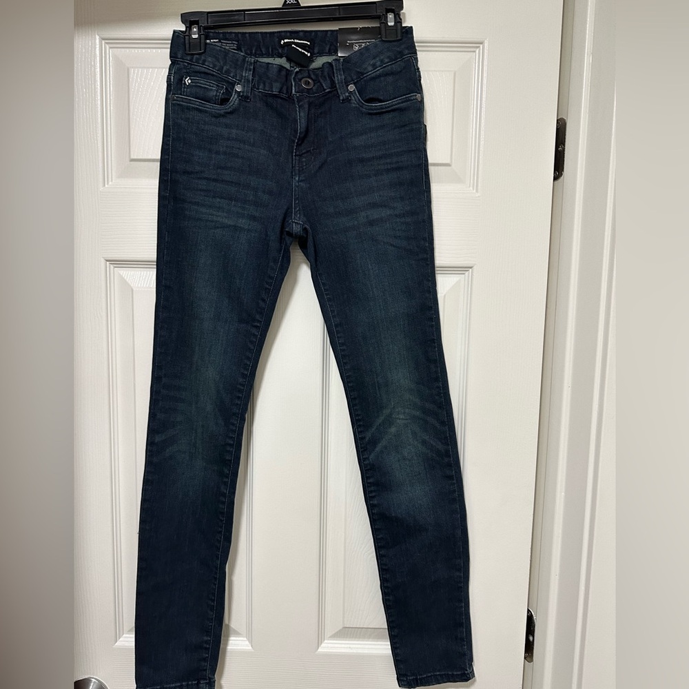 Black Diamond Slim Fit Climbing Jeans sz 2 NWT
